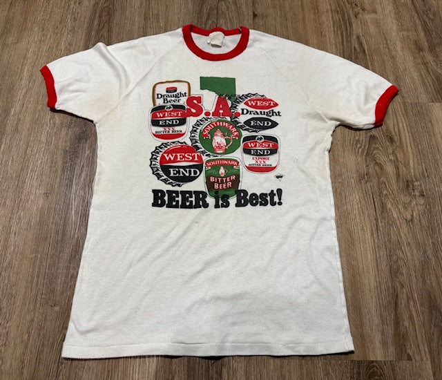 Vintage S.A Beer is Best  T-Shirt   #VT11 *Read Info*