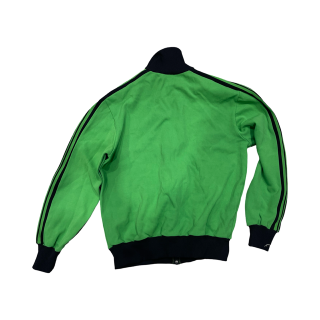 Vintage Bright Green Track Top    #W254