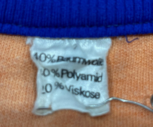 Vintage Bright Orange Track Top    #W255