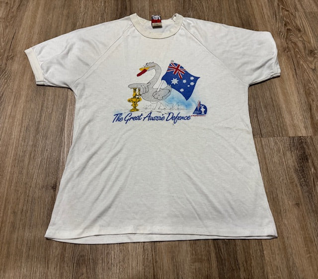 Vintage Aussie Defence Americas Cup -87   T-Shirt   #VT13  *Read Info*