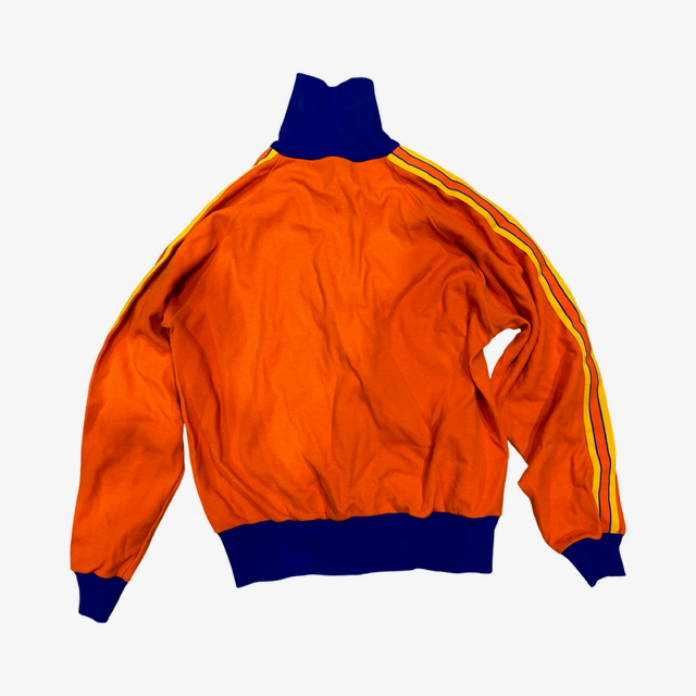 Vintage Bright Orange Track Top    #W255