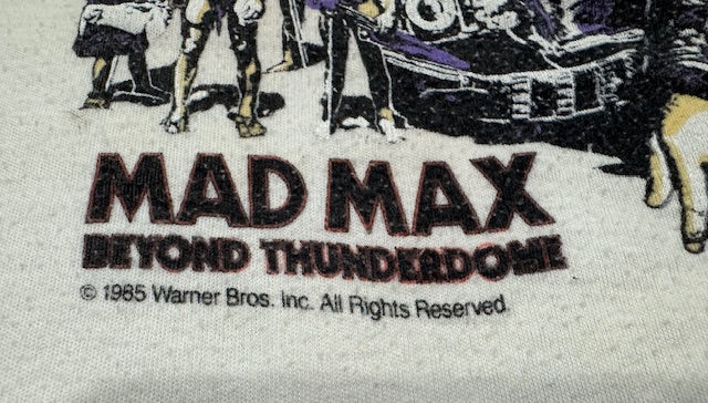 Vintage Mad Max - Beyond Thunderdome -85   T-Shirt   #VT14  *Read Info*