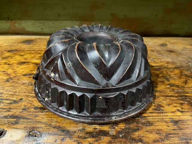 Vintage Copper  Cake Baking  Pan  #6080