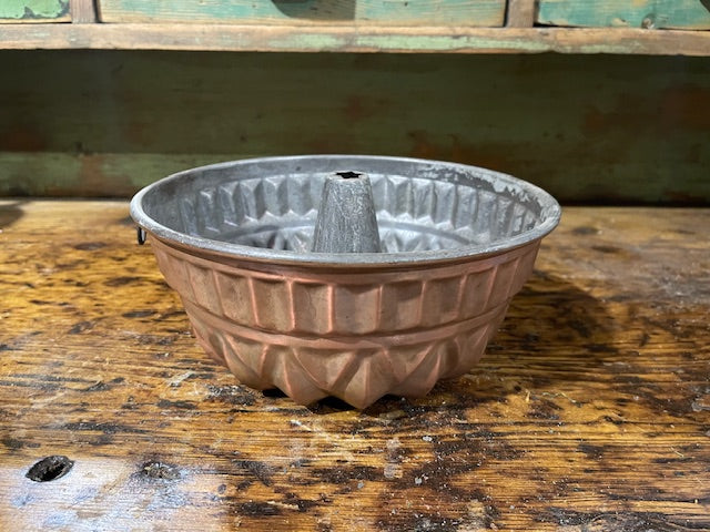 Vintage Copper  Cake Baking  Pan  #6081