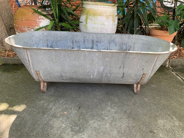 1940s   European Galvanised Bathtub #5814