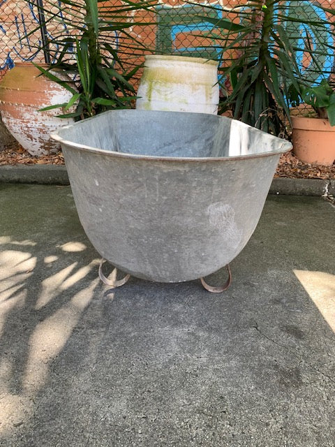 1940s   European Galvanised Bathtub #5814