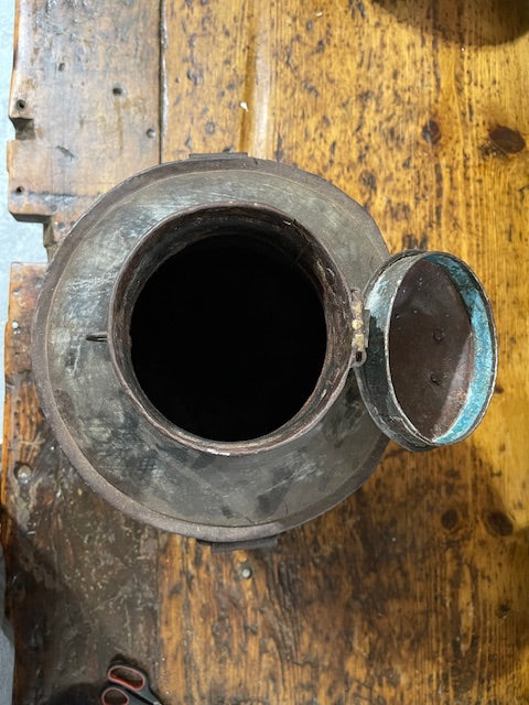 Vintage Metal Milk Can  #6062