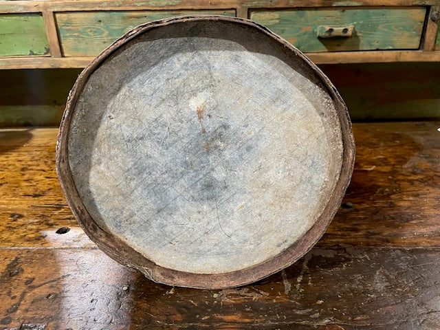 Vintage Metal Milk Can  #6062