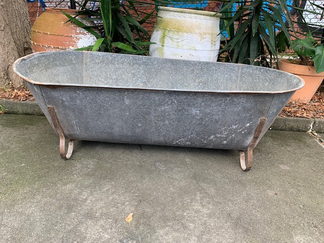 1940s   European Galvanised Bathtub #5815