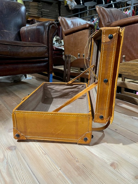 Vintage Leather Suitcases  #5854