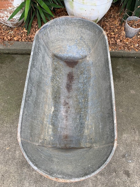 1940s   European Galvanised Bathtub #5815