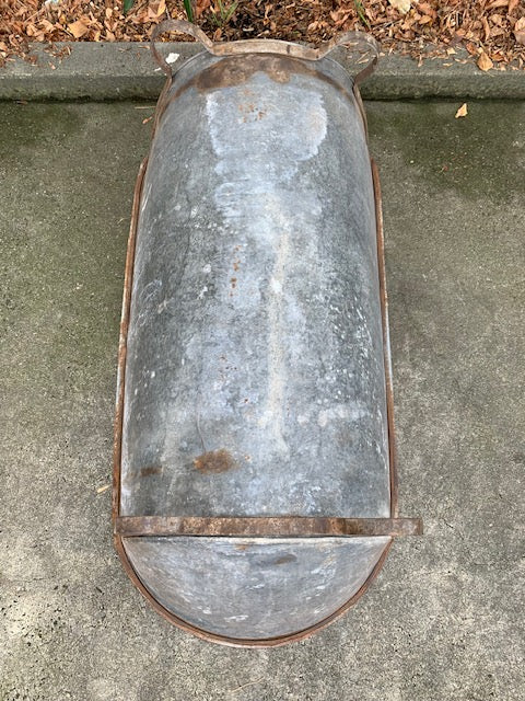 1940s   European Galvanised Bathtub #5815