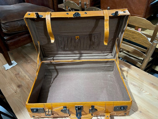 Vintage Leather Suitcases  #5854