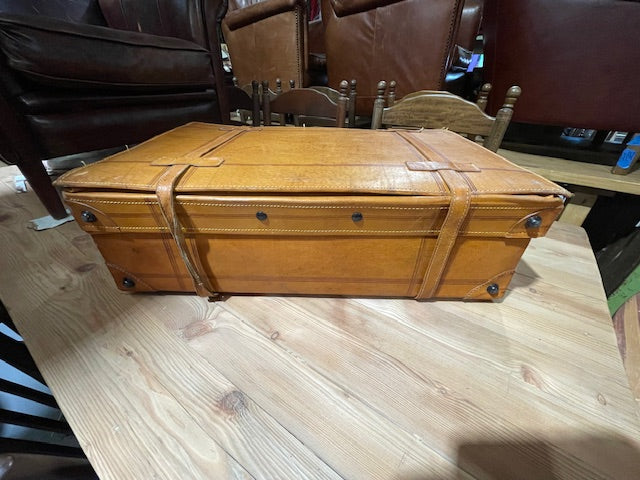 Vintage Leather Suitcases  #5854