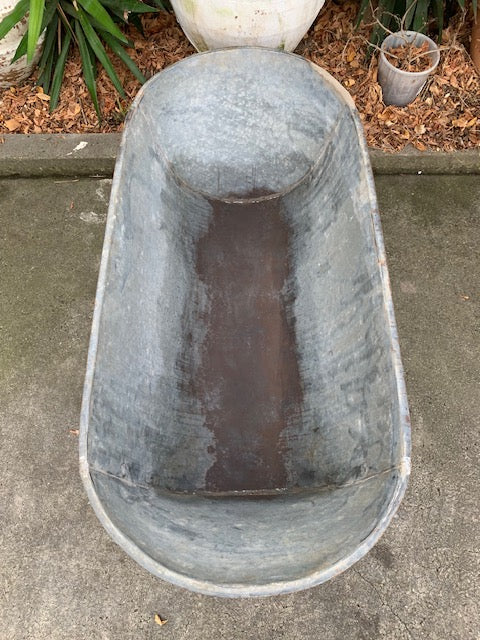 1940s   European Galvanised Bathtub #5817