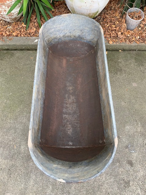 1940s   European Galvanised Bathtub #5818