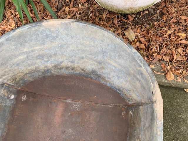1940s   European Galvanised Bathtub #5818