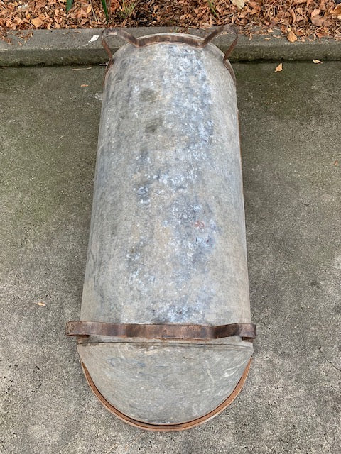 1940s   European Galvanised Bathtub #5818