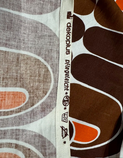1970s  Curtain/ Fabric  #F1098  *Read Info*
