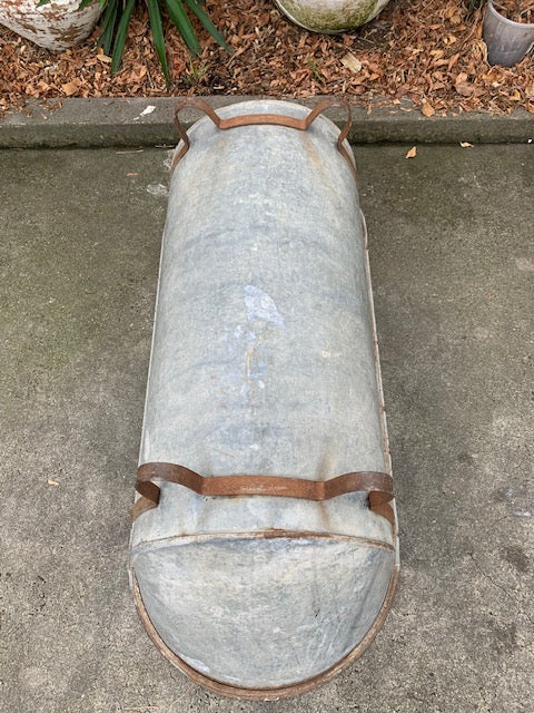 1940s   European Galvanised Bathtub #5819