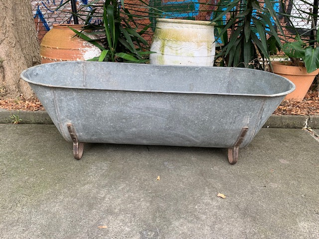 1940s   European Galvanised Bathtub #5820