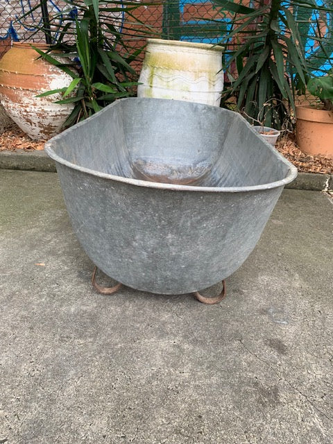 1940s   European Galvanised Bathtub #5820