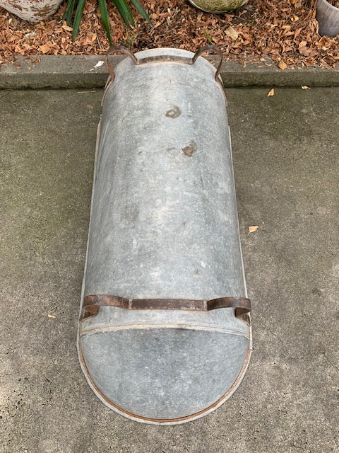 1940s   European Galvanised Bathtub #5820