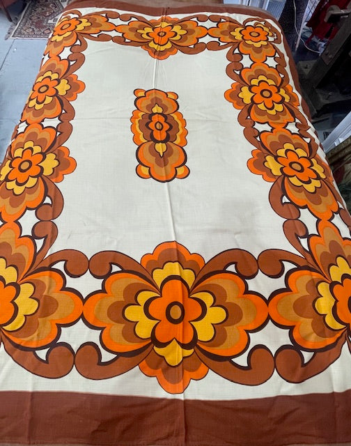 1970s  Table Cloth #F860*Read Info*