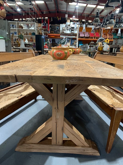 Old Baltic Pine  Dining Table  #5830