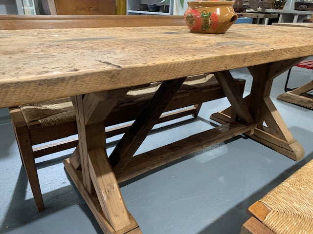 Old Baltic Pine  Dining Table  #5830