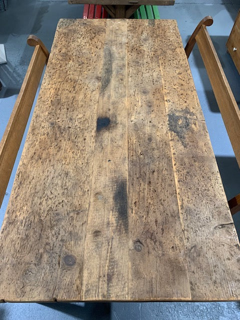 Old Baltic Pine  Dining Table  #5830