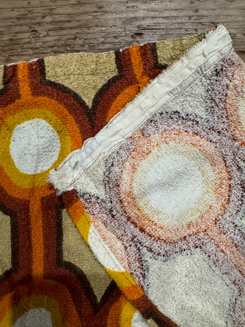 Vintage  Terry Towelling Curtain/ Fabric  #F1121  *Read info*