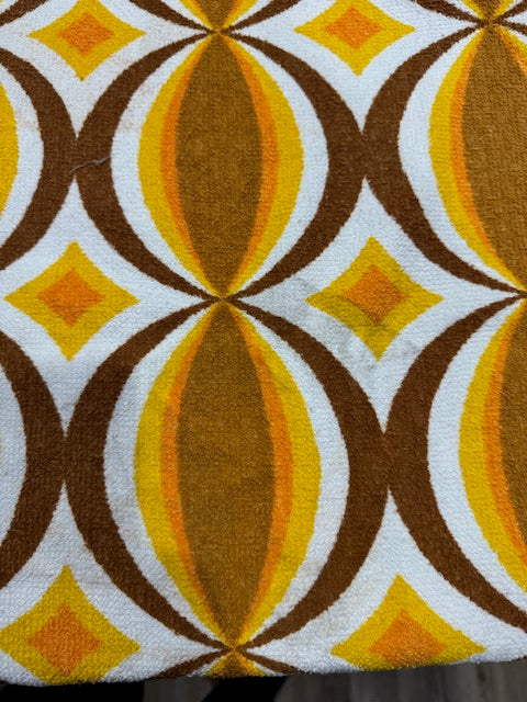 Vintage  Terry Towelling Curtain/ Fabric  #F1122  *Read info*