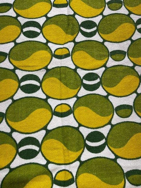 Vintage  Terry Towelling Curtain/ Fabric  #F870 *Read Info *