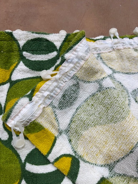 Vintage  Terry Towelling Curtain/ Fabric  #F870 *Read Info *