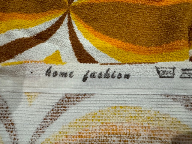 Vintage  Terry Towelling Curtain/ Fabric  #F1122  *Read info*