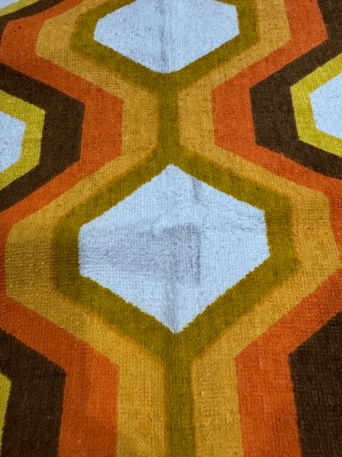 Vintage  Terry Towelling Curtain/ Fabric  #F1123  *Read info*
