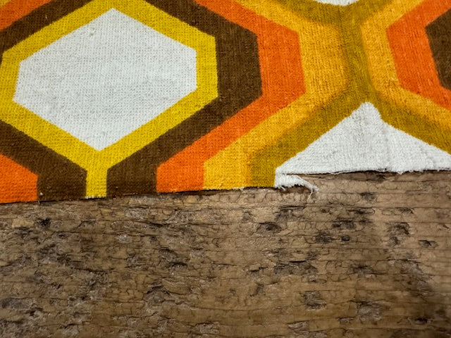 Vintage  Terry Towelling Curtain/ Fabric  #F1123  *Read info*