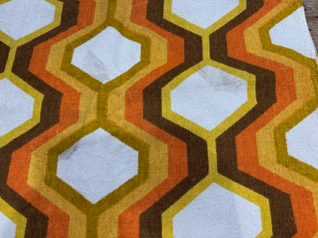 Vintage  Terry Towelling Curtain/ Fabric  #F1124  *Read info*