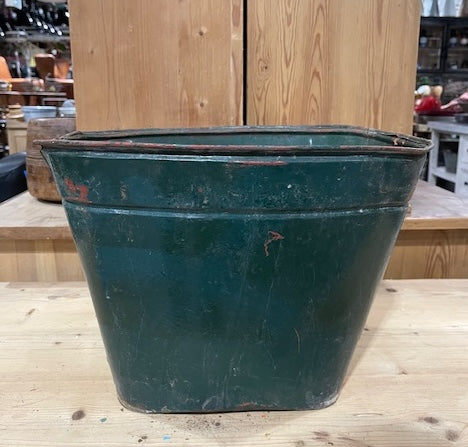Rustic Metal Bucket    #6113