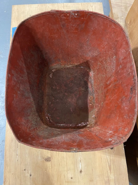 Rustic Metal Bucket    #6116