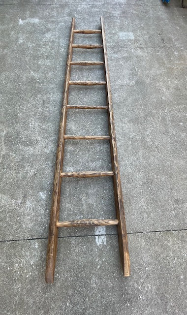 Vintage  Wooden Fruit Picking  Ladder  #7048