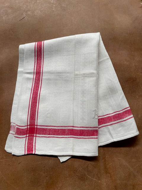 Vintage European Linen Tea Towel  #7051