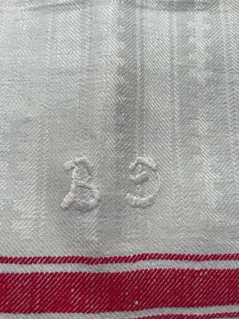 Vintage European Linen Tea Towel  #7051