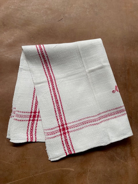 Vintage European Linen Tea Towel  #7054
