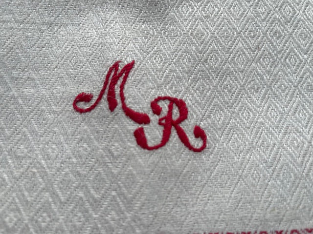 Vintage European Linen Tea Towel  #7053