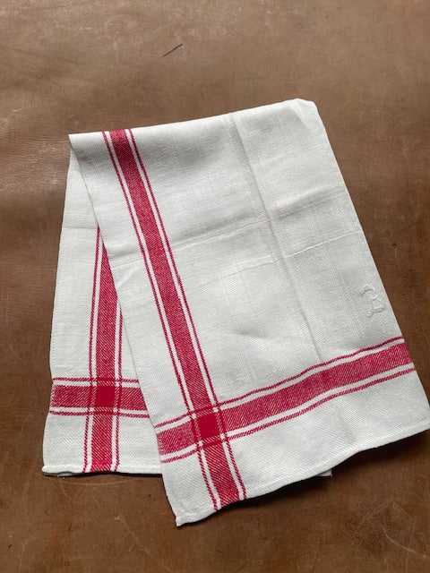 Vintage European Linen Tea Towel  #7055