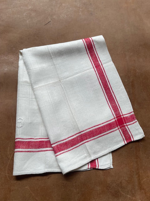 Vintage European Linen Tea Towel  #7055