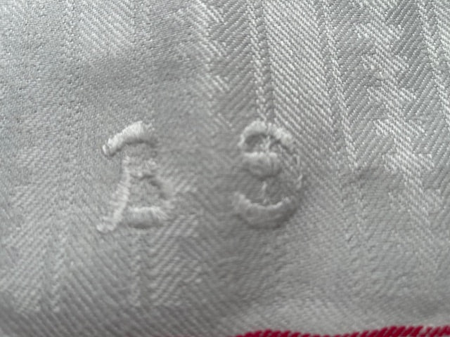 Vintage European Linen Tea Towel  #7055