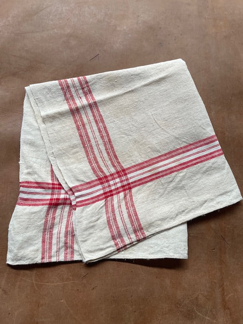 Vintage European Linen Tea Towel  #7056